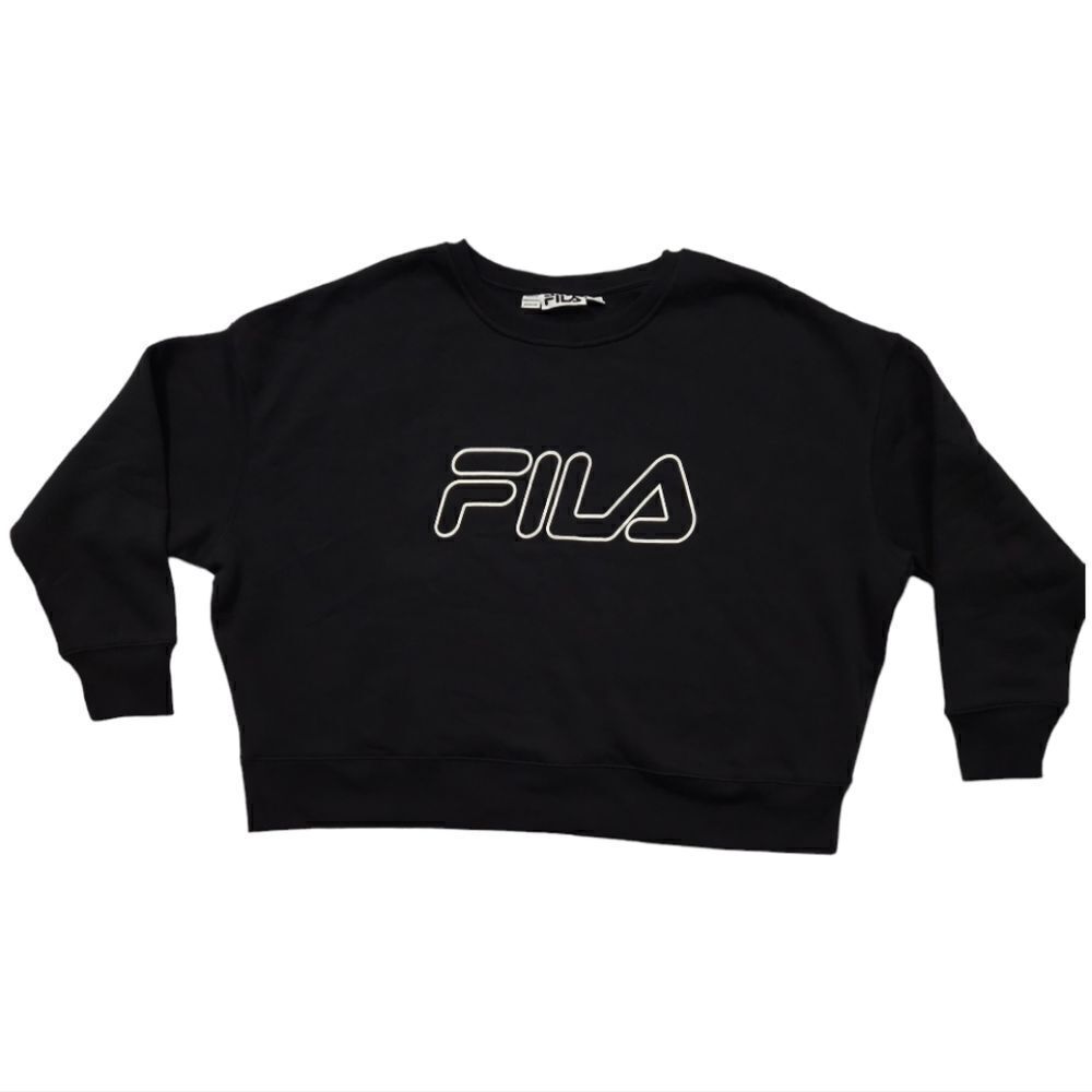 Fila Catch Me Crew Sweatshirt Black 3X